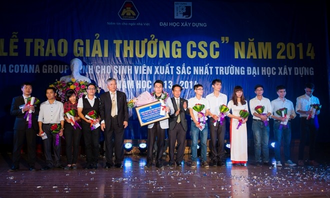 Sinh viên xuất sắc của ĐH Xây dựng nhận giải thưởng CSC 2014 trị giá 5.000 USD 