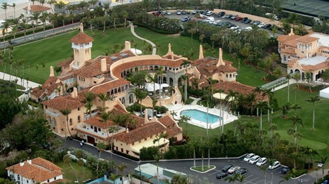 Biệt thự Mar-a-Lago của gia đình Trump tại Florida. Ảnh: Fortune.com.