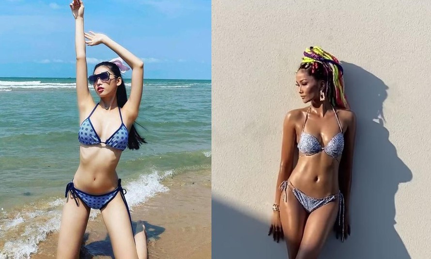 Ngọc Thảo, H'Hen Niê 'đọ dáng' nóng bỏng với bikini khiến fans ngây ngất 