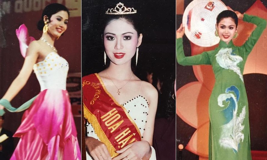 Những hình ảnh Hoa hậu Thu Thuỷ tại cuộc thi HHVN 1994 gây sốt trở lại trên mạng xã hội
