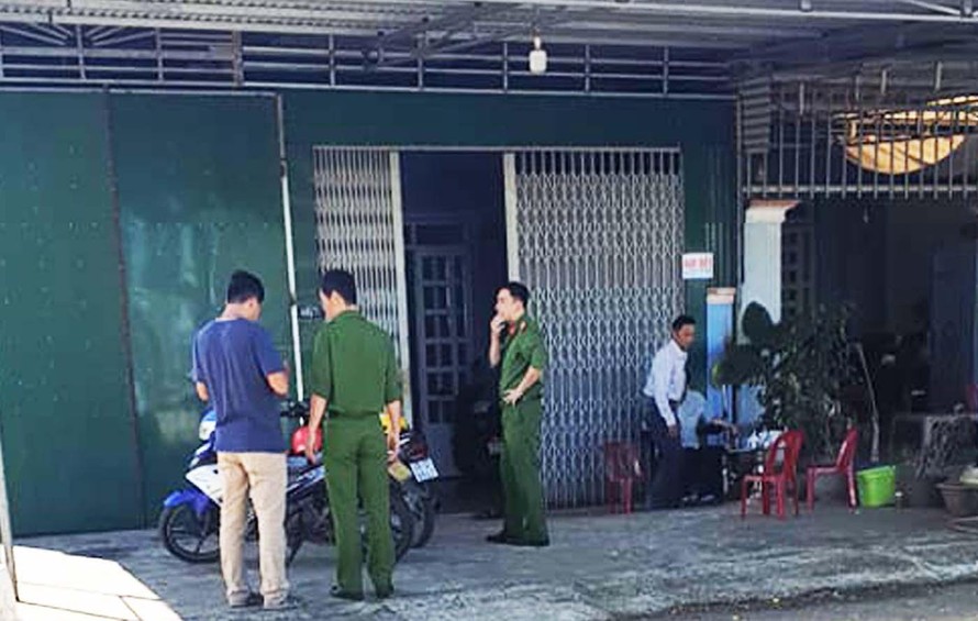 Công an khám nghiệm hiện trường một vụ án ở Lâm Đồng