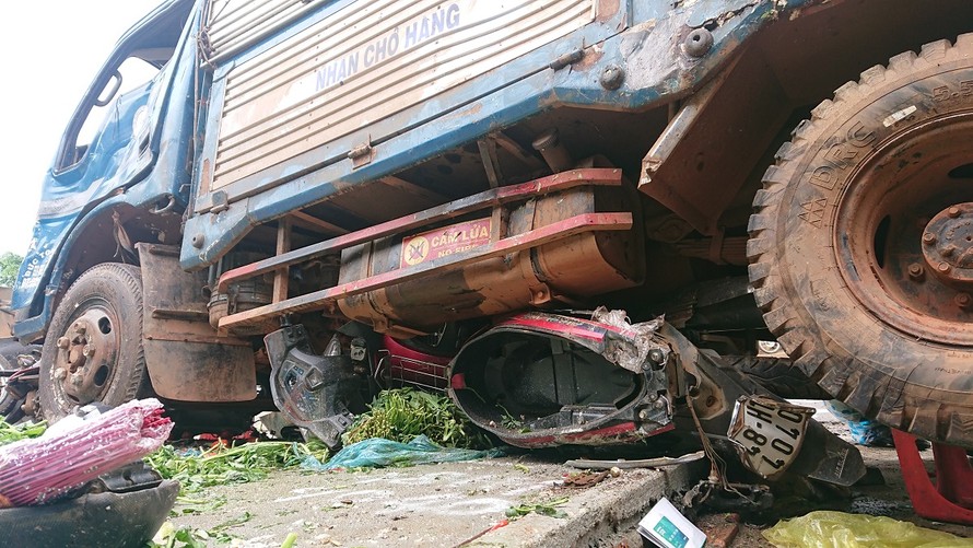 Vụ tai nạn kinh hoàng xảy ra ở chợ 312, xã Đắk R'la