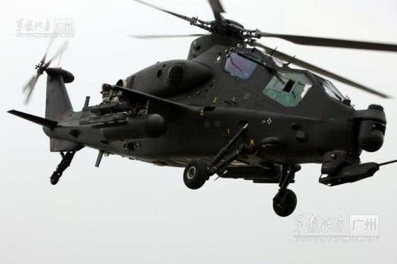 Trung Quốc lộ máy bay trực thăng tấn công nội địa