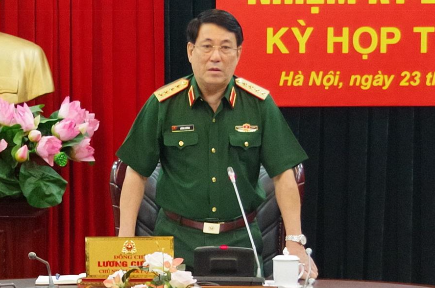 Đại tướng Lương Cường chủ trì kỳ họp thứ nhất của Ủy ban Kiểm tra Quân ủy Trung ương nhiệm kỳ mới