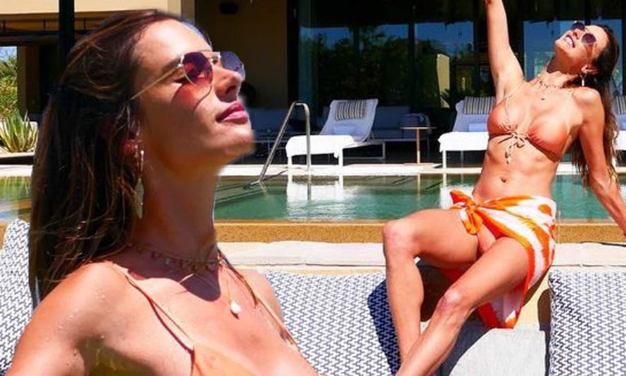 Cựu 'thiên thần nội y' Alessandra Ambrosio quyến rũ mê mẩn với bikini