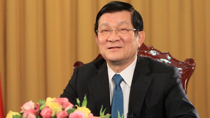 Chủ tịch nước Trương Tấn Sang. Ảnh: Nguyễn Khang.