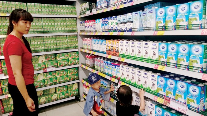 Sản phẩm sữa Việt Nam phù hợp với tiêu chuẩn quốc tế. Ảnh: Ngọc Châu.