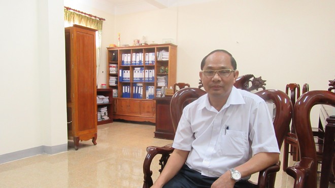 Ông Võ Tá Đinh, Giám đốc Sở Tài nguyên Môi trường Hà Tĩnh.