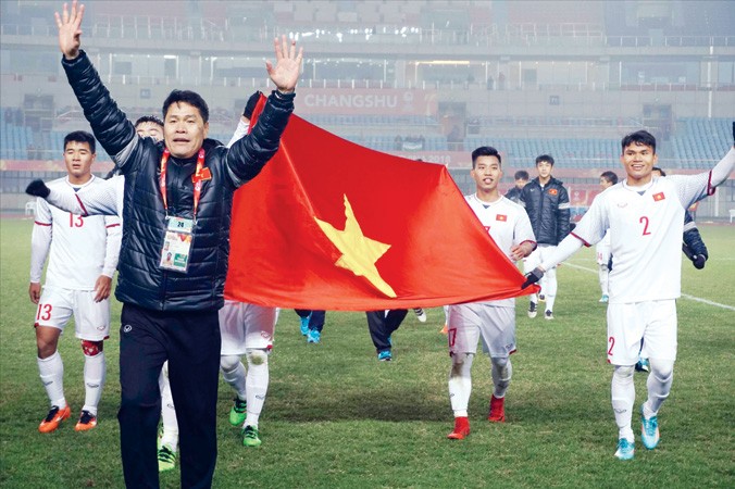 Các cầu thủ U23 Việt Nam sẵn sàng viết tiếp câu chuyện thần kỳ tại giải U23 châu Á. Ảnh: Hữu Phạm.
