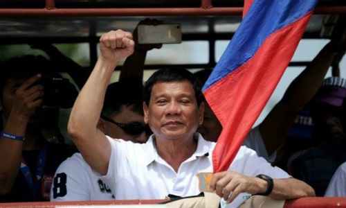 Tổng thống đắc cử Philippines Rodrigo Duterte