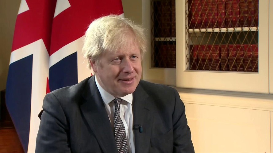 Thủ tướng Anh Boris Johnson. Ảnh: BBC.