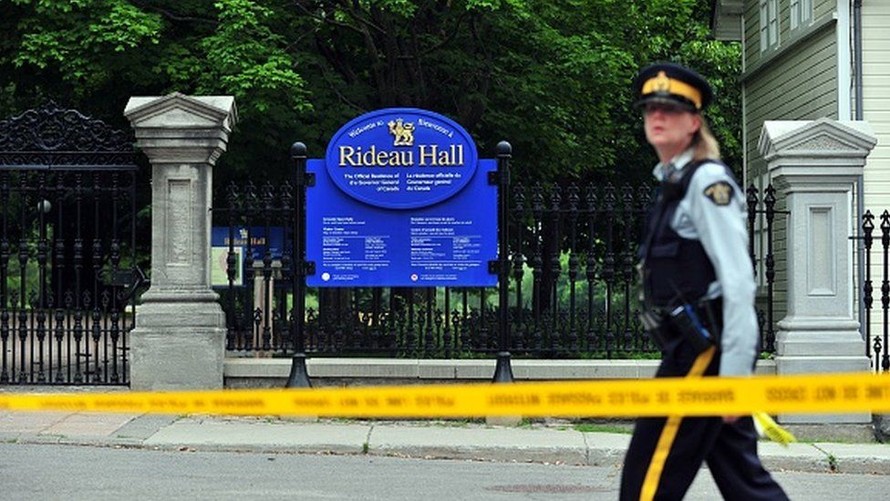 Khuôn viên Rideau Hall, nơi thủ tướng Canada Justin Trudeau sinh sống. Ảnh: Getty.