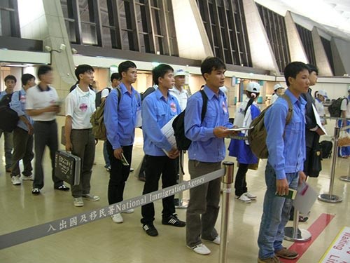Đài Loan dừng tiếp nhận lao động người Việt