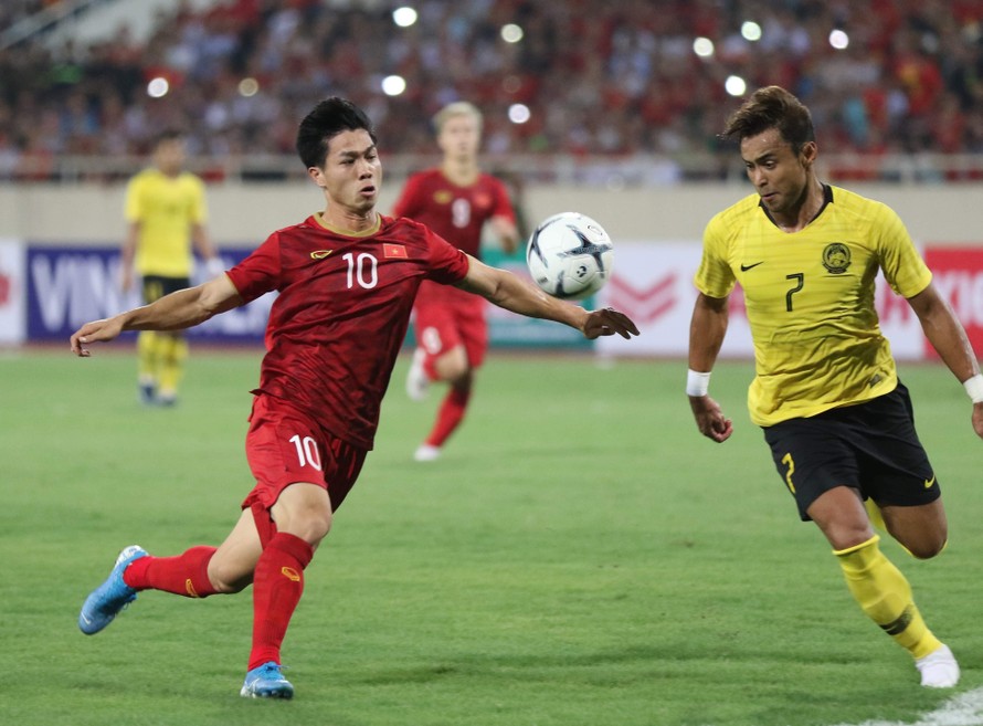 Đội tuyển Việt Nam đủ khả năng đánh bại Malaysia trong cuộc đối đầu tối nay tại UAE. Ảnh: Như Ý