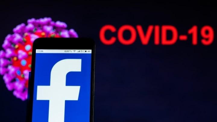 Tin giả liên quan COVID-19 khiến Facebook điêu đứng. Ảnh: BBC