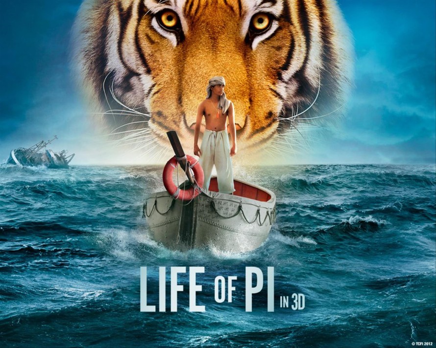Poster bộ phim đoạt giải Oscar “Cuộc đời của Pi”