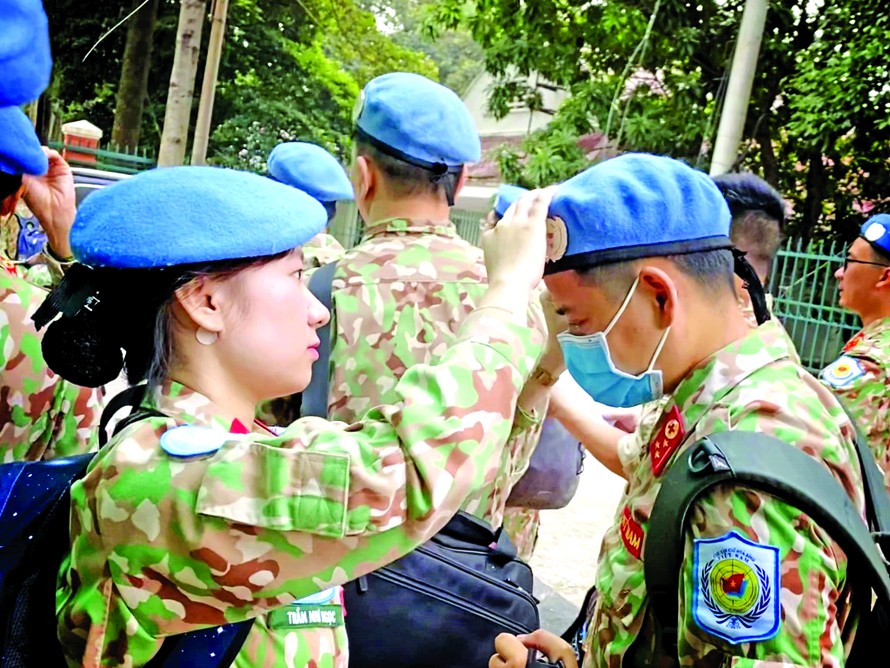 Thanh xuân của nhiều quân nhân trẻ là mong muốn được tham gia lực lượng gìn giữ hòa bình Liên Hợp Quốc