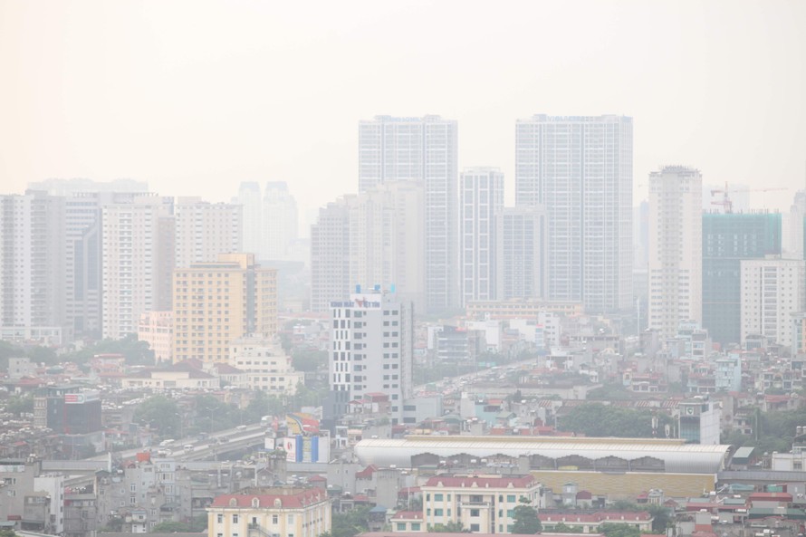 Ô nhiễm không khí tại Hà Nội. Ảnh: Như Ý 