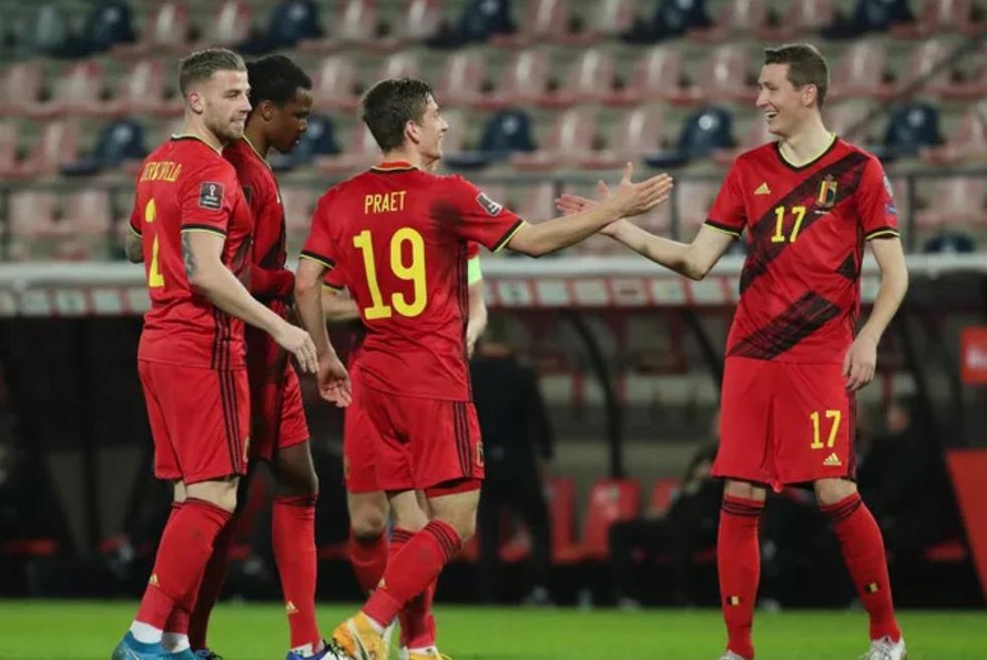 Bỉ thắng đậm nhất vòng loại World Cup 2022 châu Âu