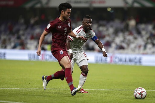 Chia điểm với UAE, Thái Lan lấy vé vào vòng 1/8 Asian Cup