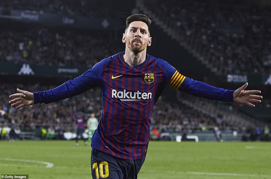 Lionel Messi tỏa sáng rực rỡ trước Real Betis