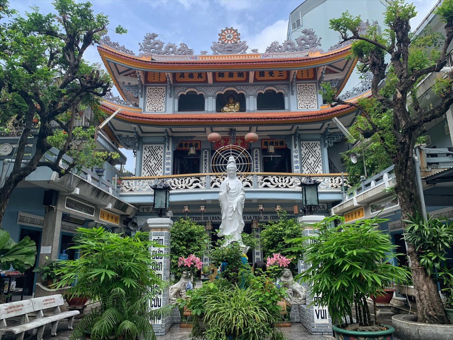 Kiến trúc chùa Hội Phước “hiện đại” hơn các công trình cùng thời