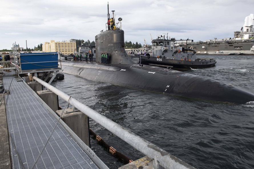 Tàu ngầm hạt nhân USS Connecticut của Hải quân MỹẢnh: US Navy 