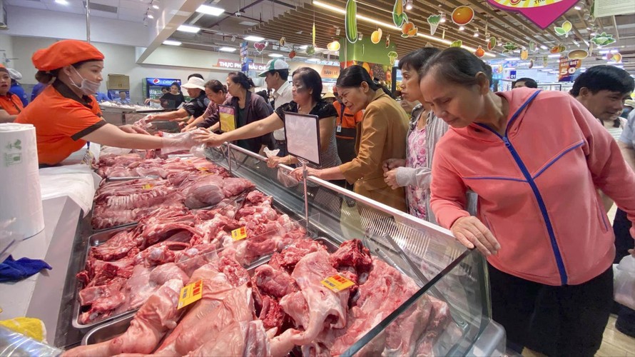 Thịt lợn ngoại giá rẻ đang ồ ạt vào Việt Nam Ảnh: Minh Thành