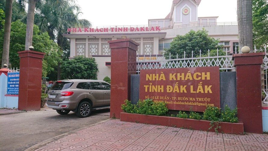 Nhà khách Tỉnh ủy Đắk Lắk, nơi bà Thảo được tuyển vào làm việc sau khi tốt nghiệp ngành kế toán với tên của chị gái