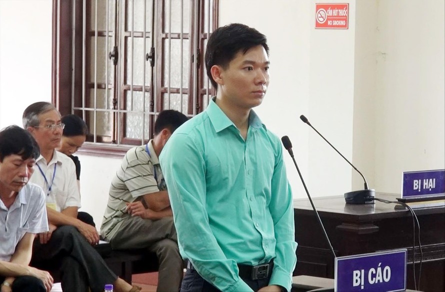 Bị cáo Hoàng Công Lương tại phiên phúc thẩm. Ảnh: Nguyễn Hoàn