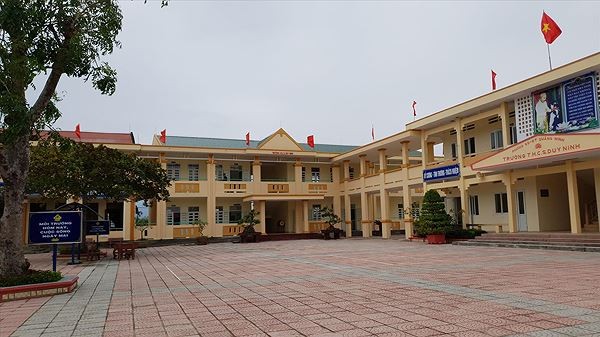 Trường THCS Duy Ninh, nơi xảy ra vụ việc