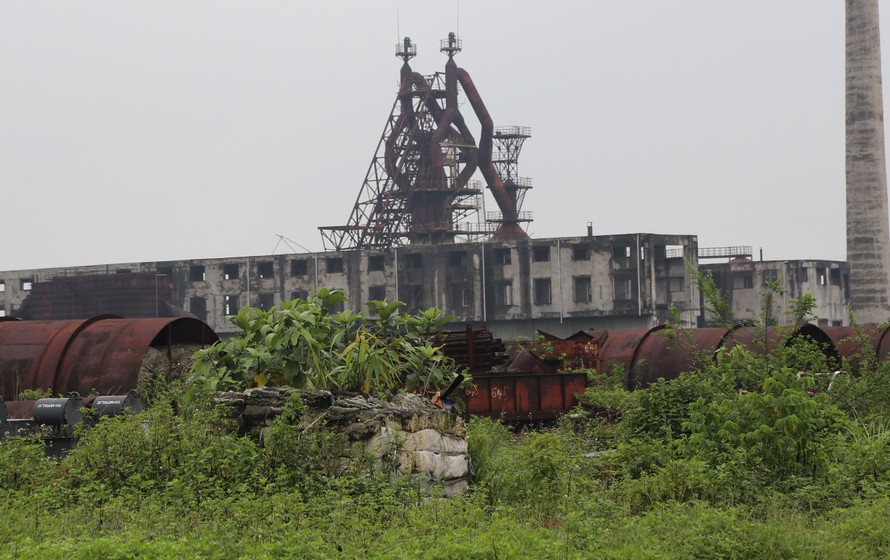  Một hạng mục của Dự án Nhà máy thép Vạn Lợi bỏ hoang nhiều năm nay