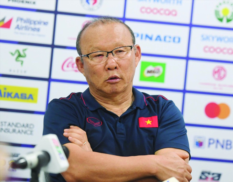 HLV Park Hang Seo muốn tiếp tục tạo kỳ tích với bóng đá Việt Nam. ảnh: NHƯ Ý 