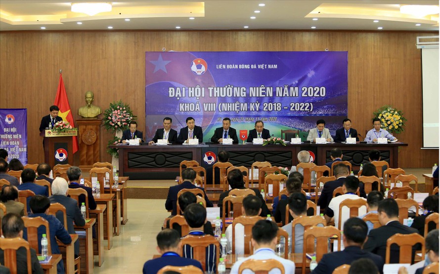 Đại hội VFF đóng cửa với báo chí vì khác với các liên đoàn thể thao khác của Việt Nam? Ảnh: Anh Tú