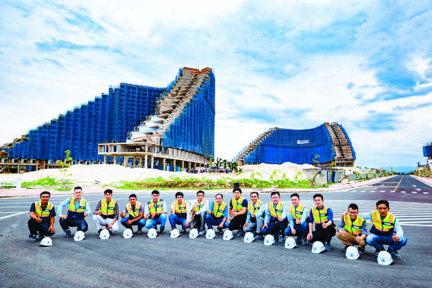 Dự án The Arena (Cam Ranh - Khánh Hòa) gấp rút thi công hoàn thiện cho khách hàng