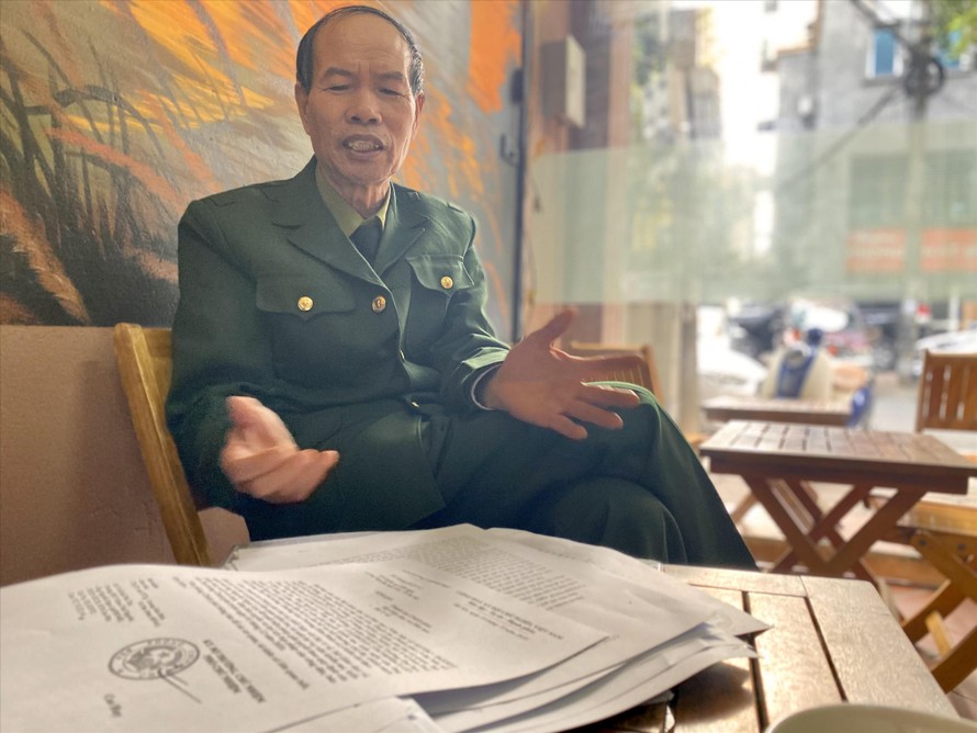 Ông Nguyễn Ngọc Lợi kể với PV về hành trình 32 năm đi khiếu nại