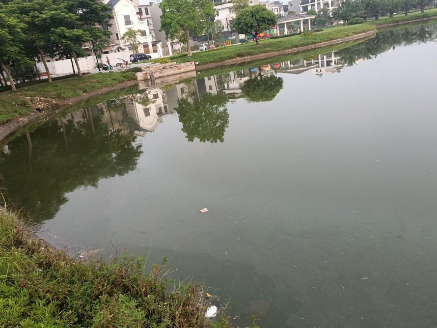 Hồ trong khu đô thị 'đẳng cấp nhất Bắc Giang' bốc mùi xú uế
