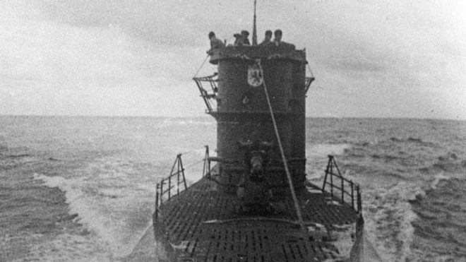 Tàu ngầm U-576 của Đức Quốc xã hoạt động ngoài khơi nước Mỹ. Ảnh: Bảo tàng lịch sử Bắc Carolina.
