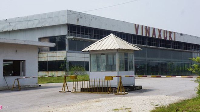 Dự án nhà máy sản xuất, lắp ráp ôtô, máy của Vinaxuki ở Thanh Hóa hoang hóa vì ngừng hoạt động từ năm 2011 đến nay. Ảnh: Nguyễn Dương.