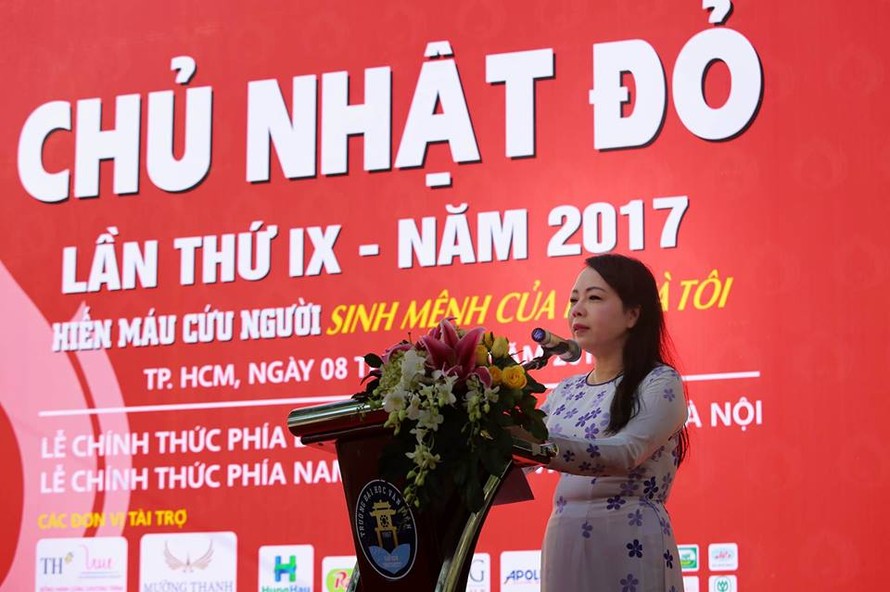 Bộ trưởng Bộ Y tế Nguyễn Thị Kim Tiến phát biểu - Ảnh: Như Ý