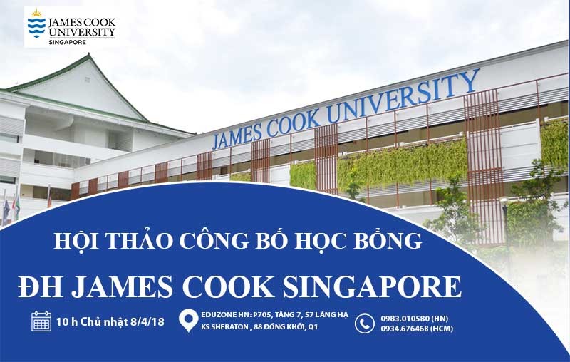 Hội thảo 'Công bố và giải đáp Học bổng ĐH James Cook Singapore'