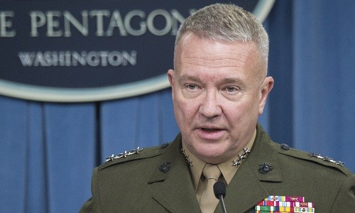 Trung tướng Kenneth McKenzie, giám đốc Hội đồng Tham mưu trưởng Liên quân Mỹ. Ảnh: AP.