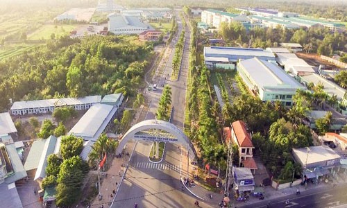 Mái Dầm là “thi trấn công nghiệp” nhờ bao quanh bởi nhiều cụm khu công nghiệp lớn tại Hậu Giang
