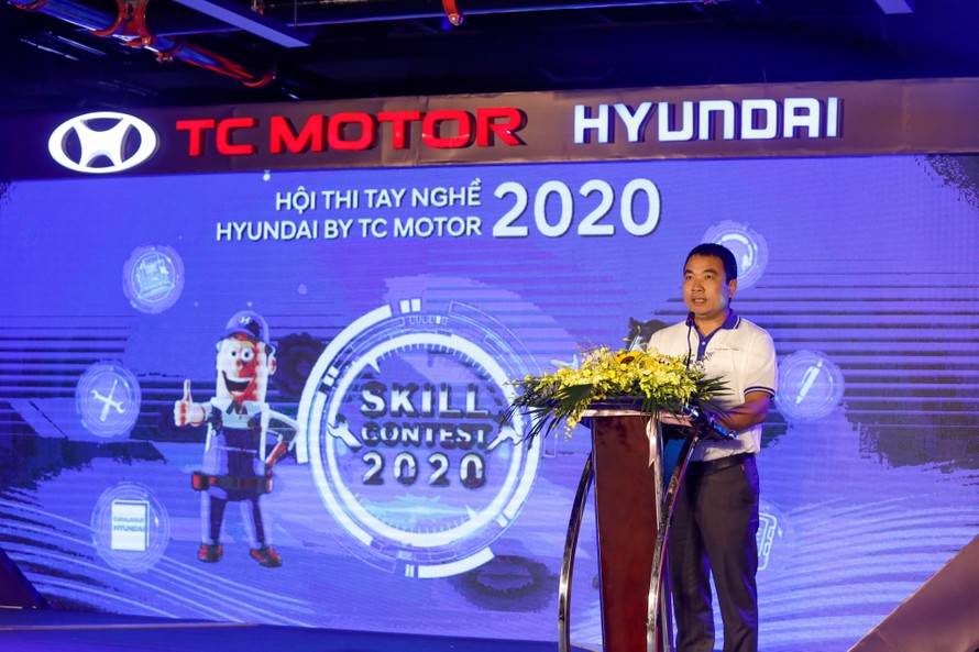 Ông Lê Ngọc Đức - Tổng giám đốc TC MOTOR phát biểu tại đêm trao giải 