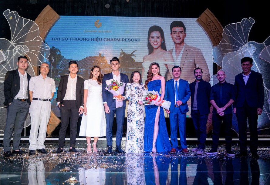 Siêu mẫu Vĩnh Thụy và hoa hậu Nguyễn Trần Khánh Vân trở thành đại sứ thương hiệu Charm Resort