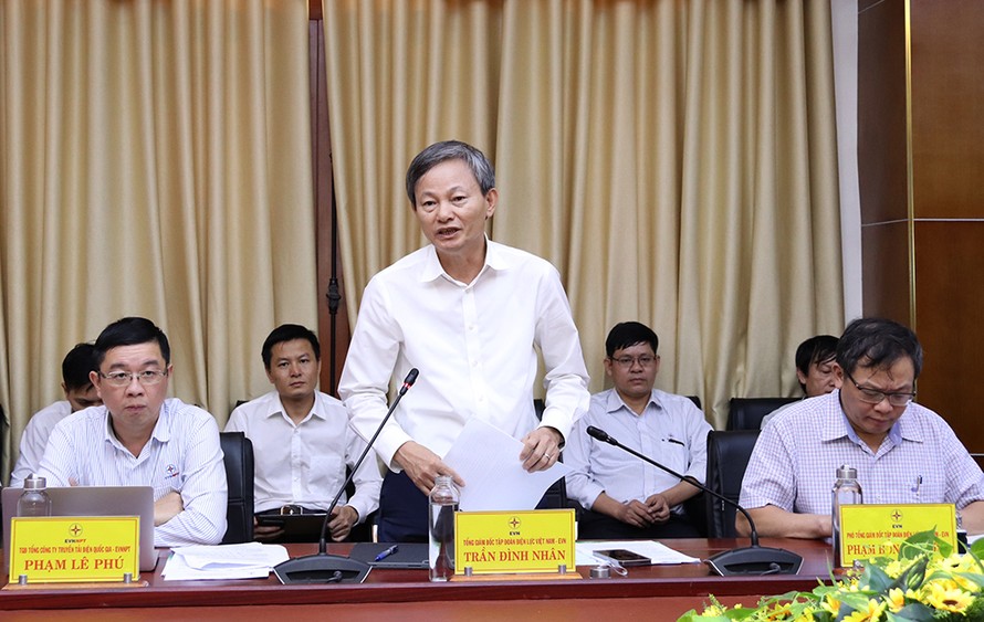 Tổng giám đốc EVN phát biểu tại buổi làm việc với UBND tỉnh Quảng Trị