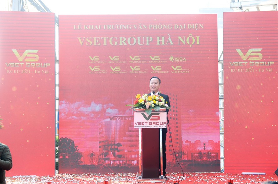 Ông Trương Anh – Chủ tịch HĐQT VsetGroup chia sẻ kế hoạch phát triển tập đoàn