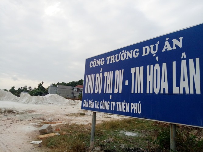 Cận cảnh khu đất khiến lãnh đạo Cty Thiên Phú bị bắt