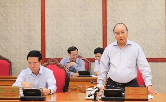 Thủ tướng Nguyễn Xuân Phúc phát biểu chỉ đạo (Ảnh: Cao Sơn)