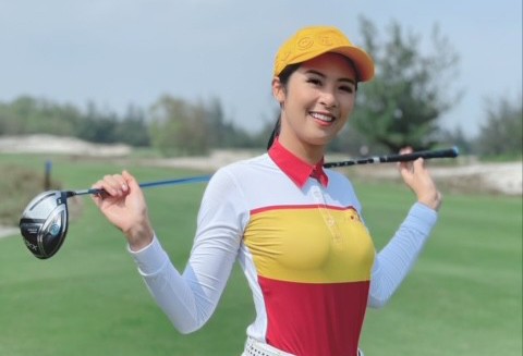 Hoa hậu Ngọc Hân và Jennifer Phạm tham gia giải golf 'Tết vì người nghèo'